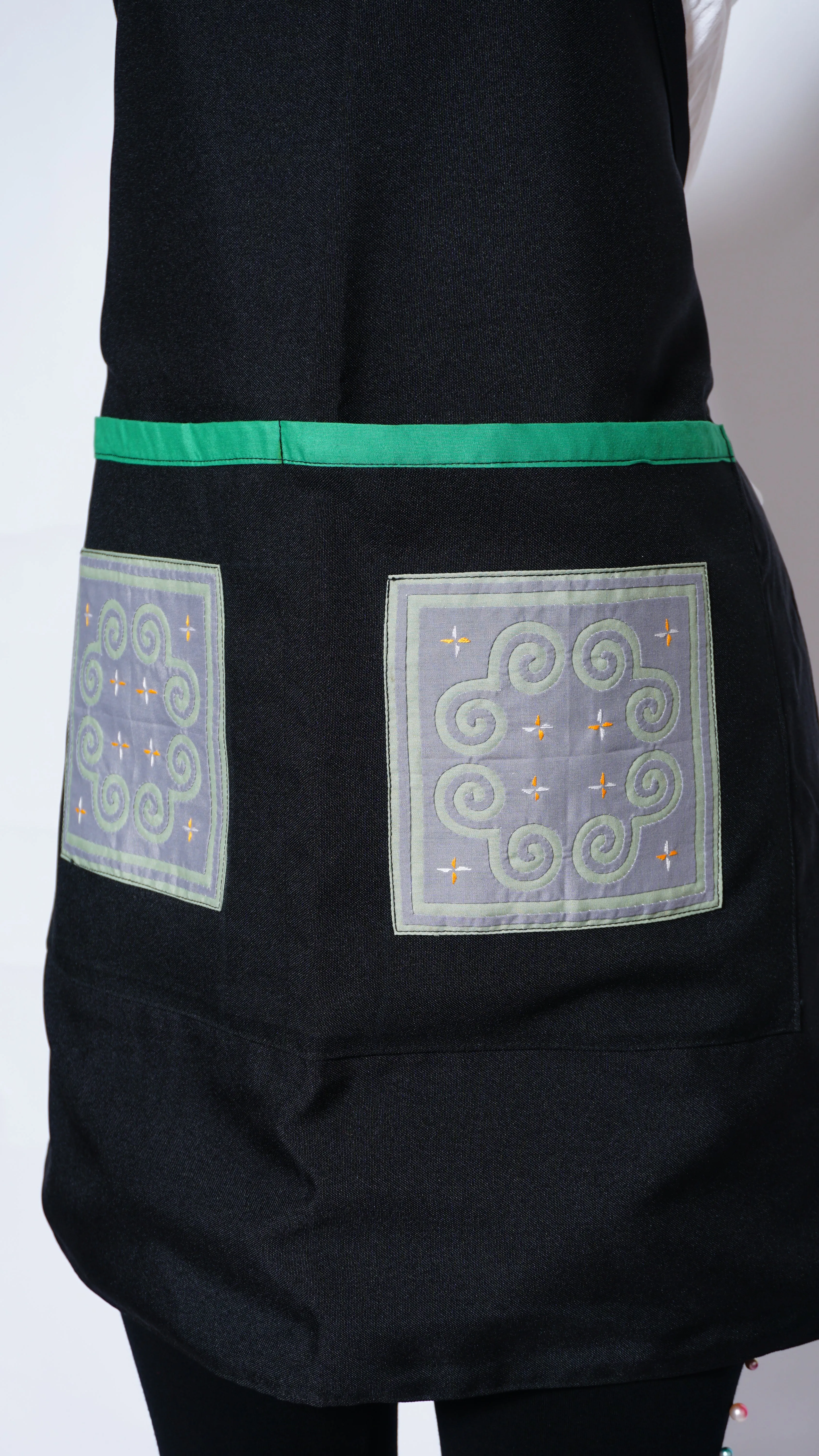 Apron-Light Green Grey