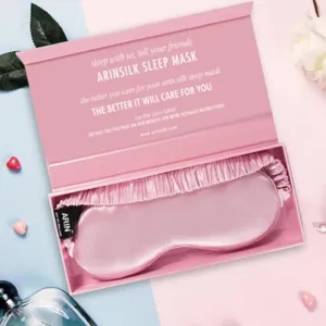 ARIN Pure Silk Sleep Mask - Pink