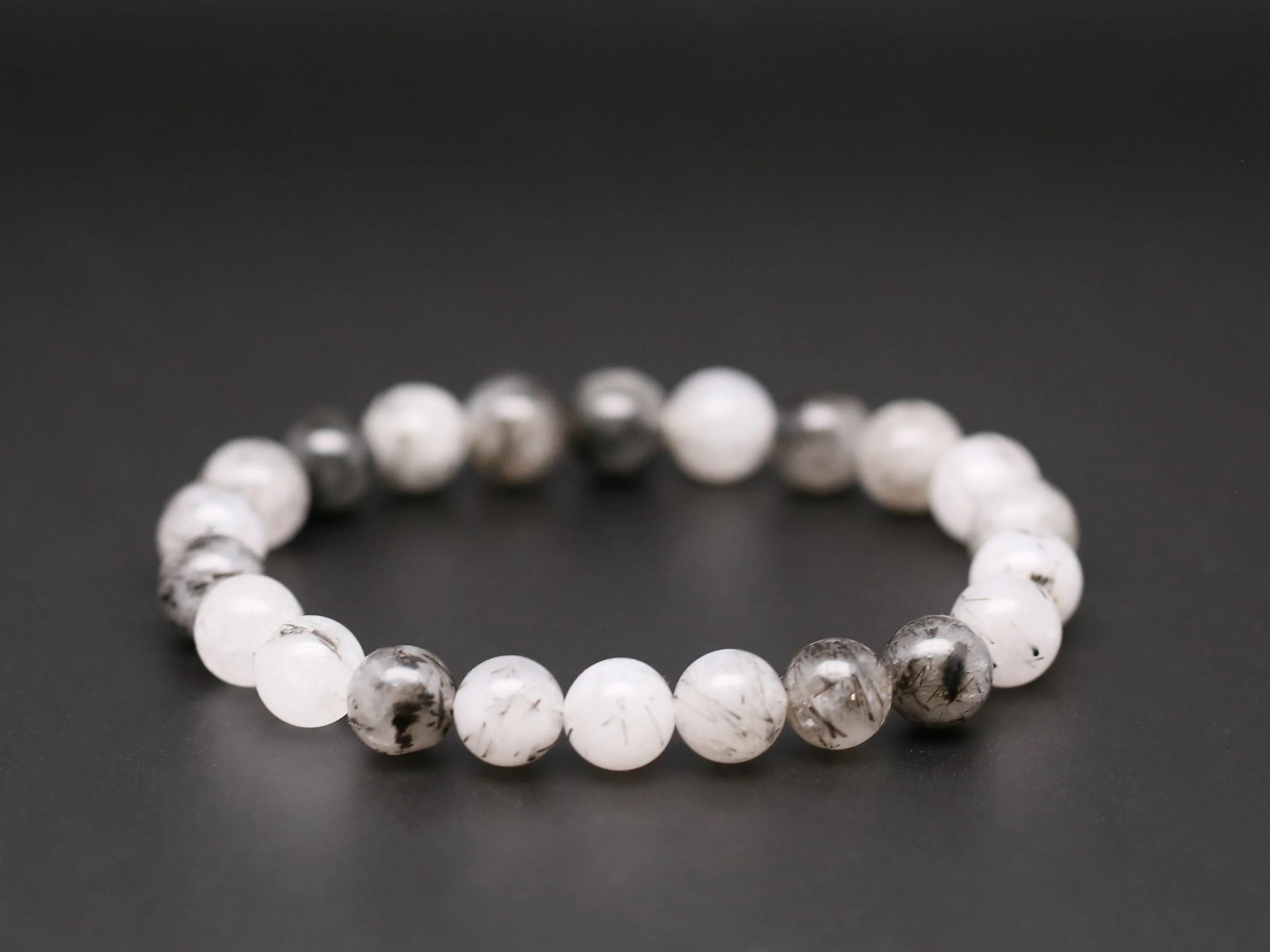 Black rutilate quartz bracelets