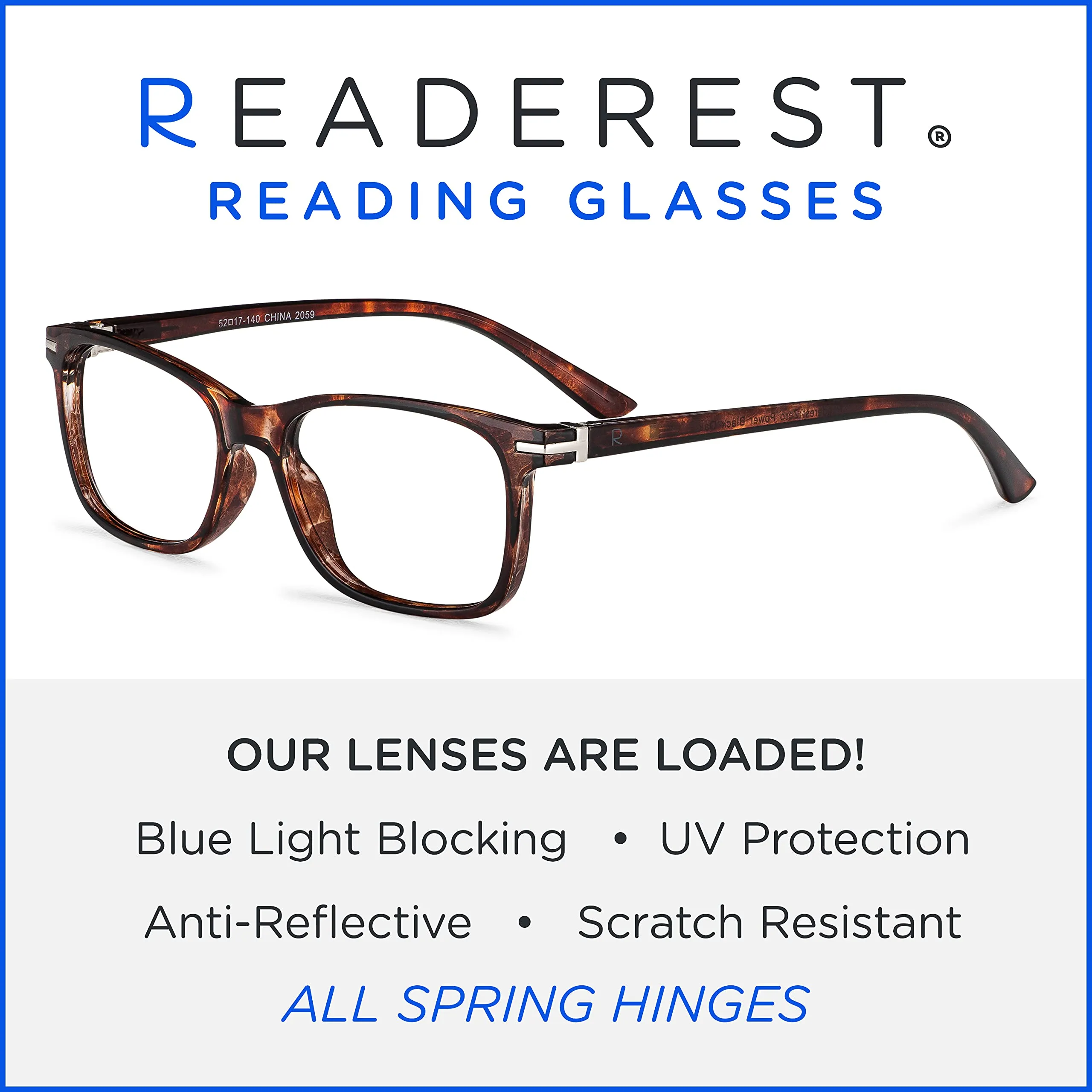 Blue-Light-Blocking-Reading-Glasses-Bourbon-Tortoise-3-00-Magnification-Computer-Glasses