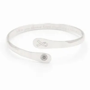 Cancer Awareness Bracelets, Engraved Bracelets When you choose hope anything’s possible- Cancer Awareness Sign