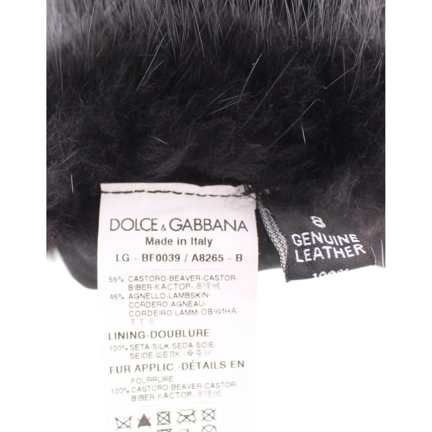 Dolce & Gabbana Elegant Elbow Length Leather Gloves