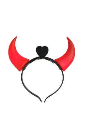 Fancydresswale Light-Up Dracula Vampire Devil Horns Headband – Flashing Headdress for Boys and Girls Fancy Dress Costume Accessory