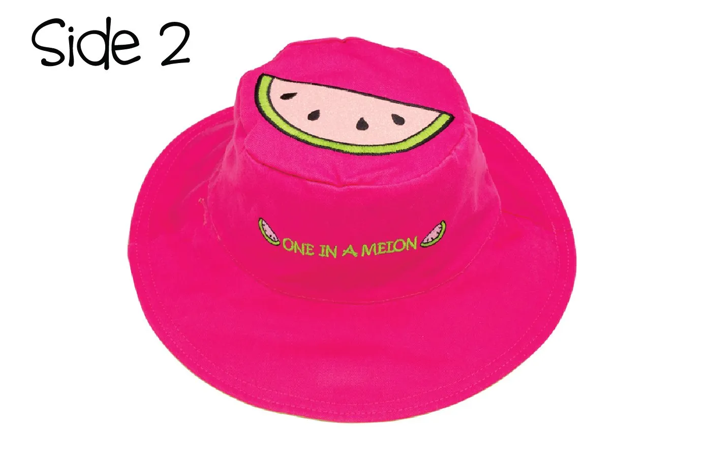 FlapJackKids - Reversible Kids' Sun Hat - Pineapple / Watermelon