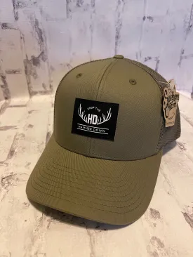 Hammer Down "HDAntlerDTH" Trucker Hat - Loden with Woven Patch