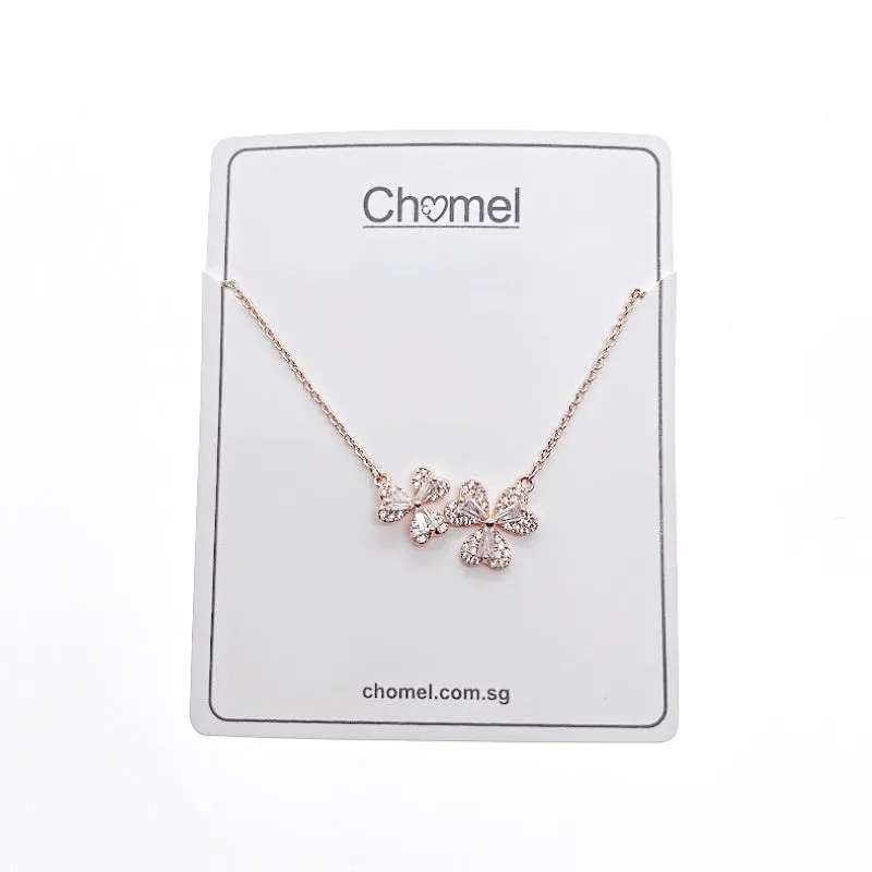 Leaf Cubic Zirconia Necklace