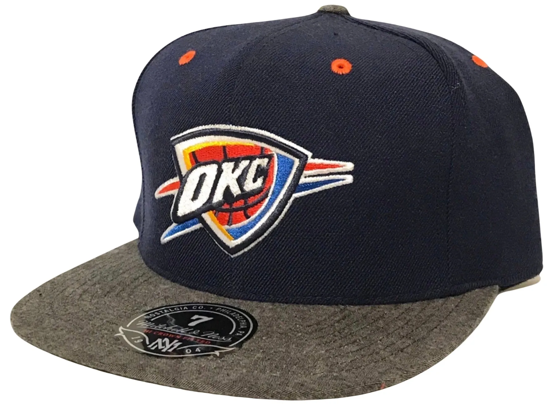 *Oklahoma City Thunder* fitted hat by Mitchell & Ness (7”)