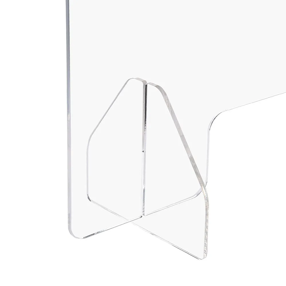 Sneeze Guards Desk Dividers 3-Panel 36"x24" Acrylic