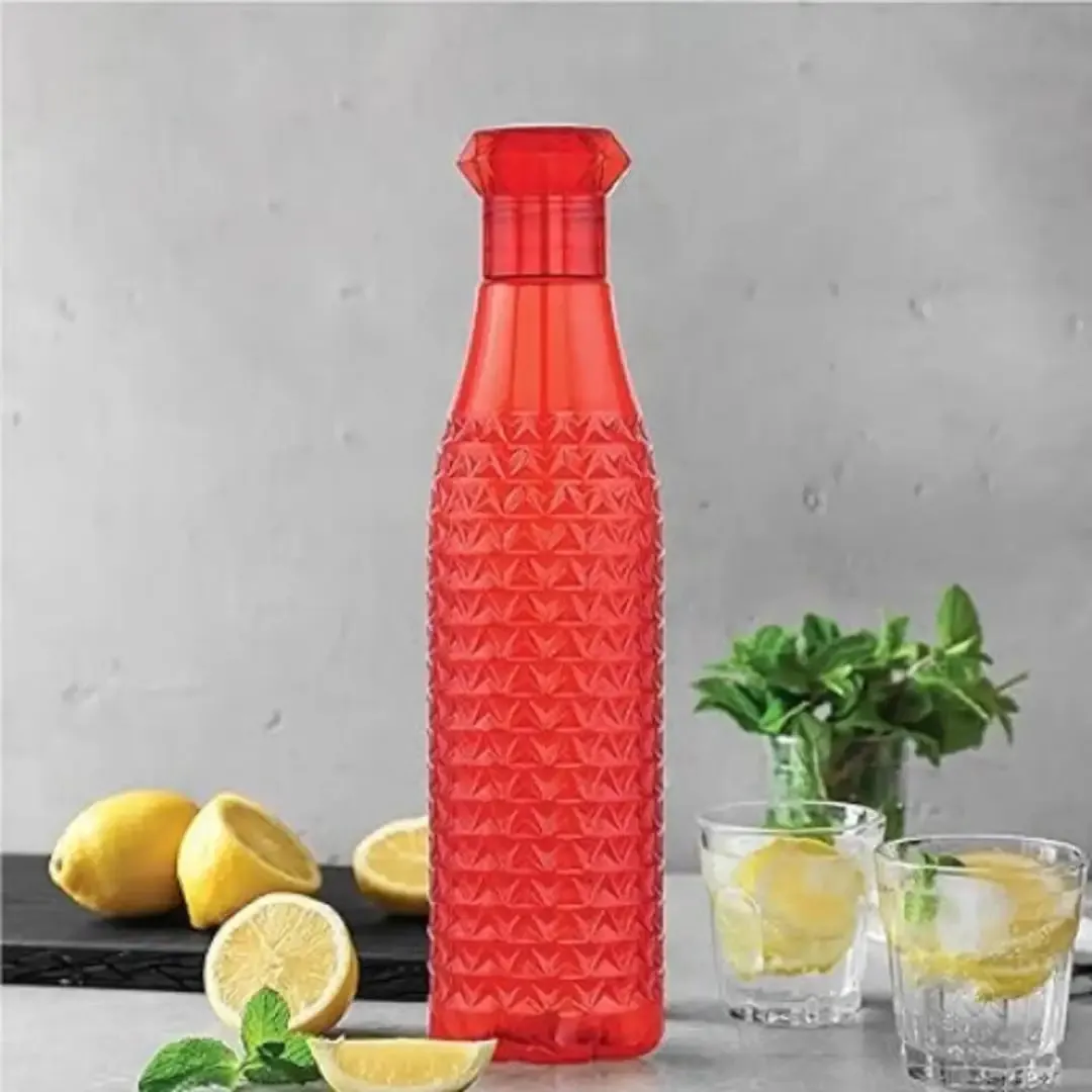 Sparkel Plastic Fridge Water Bottle set of 6