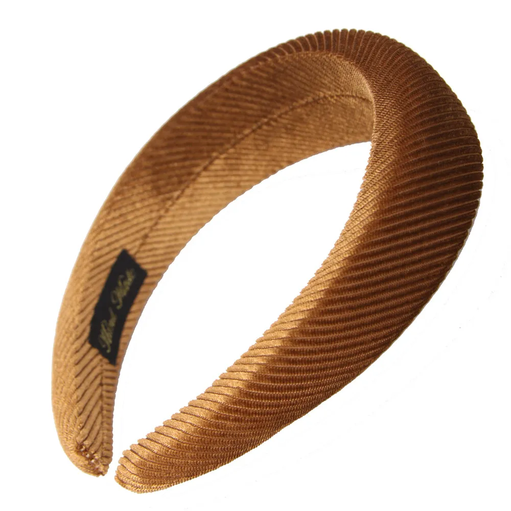 Thick Padded Ribbed Velvet HAIRBAND Headbands