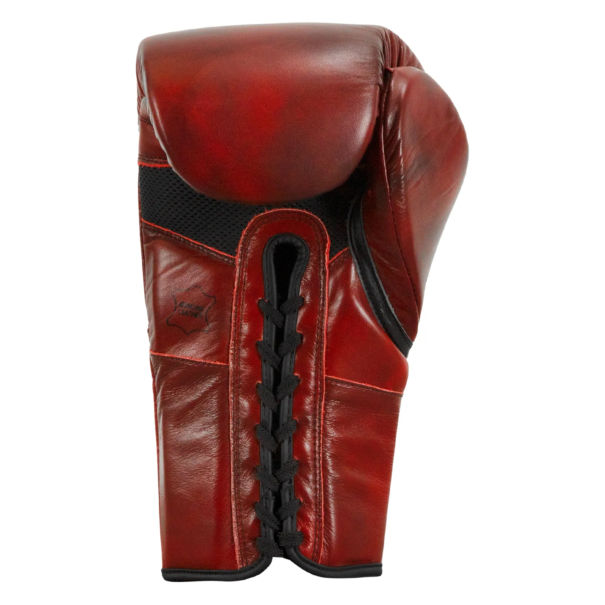 TITLE Boxing Blood Red Headgear and Sparring Gloves Bundle